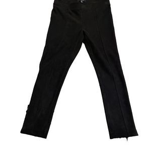 Andrew Marc Women's Black Super Soft Stretch Faux Suede Pull On Pants Size Large